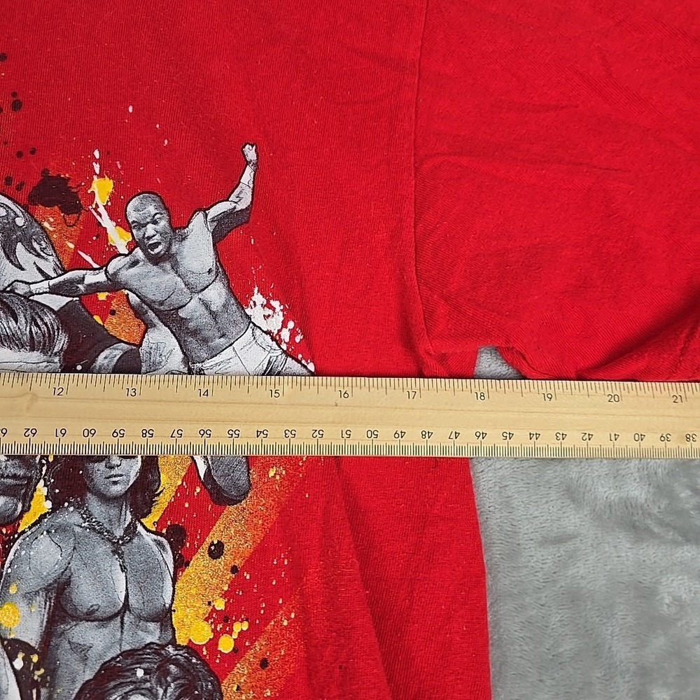 WWE ECW Raw Smack Down T-shirt Youth XL Red 2007‎ Wrestling John Cena - Picture 3 of 7
